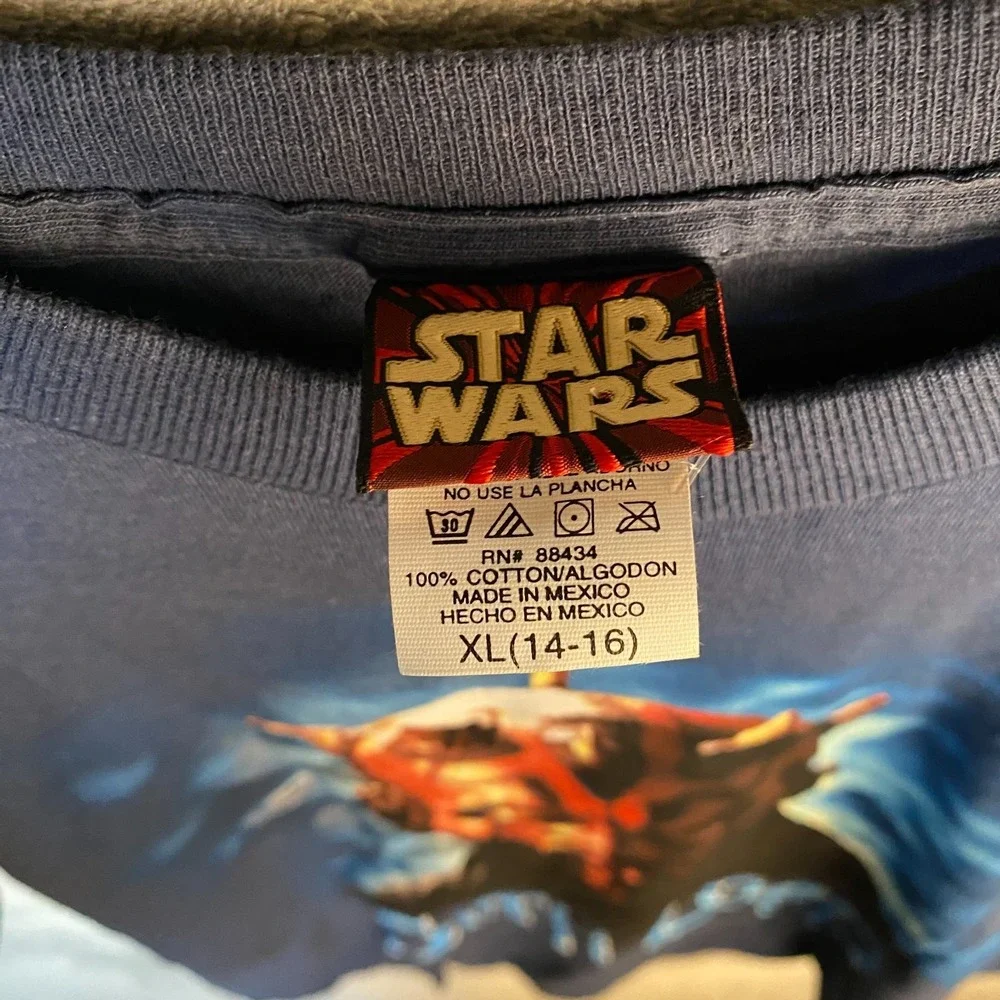 Vintage 1999 Star Wars Darth Maul Sith Lord T Shirt Youth XL 14-16 Episode I